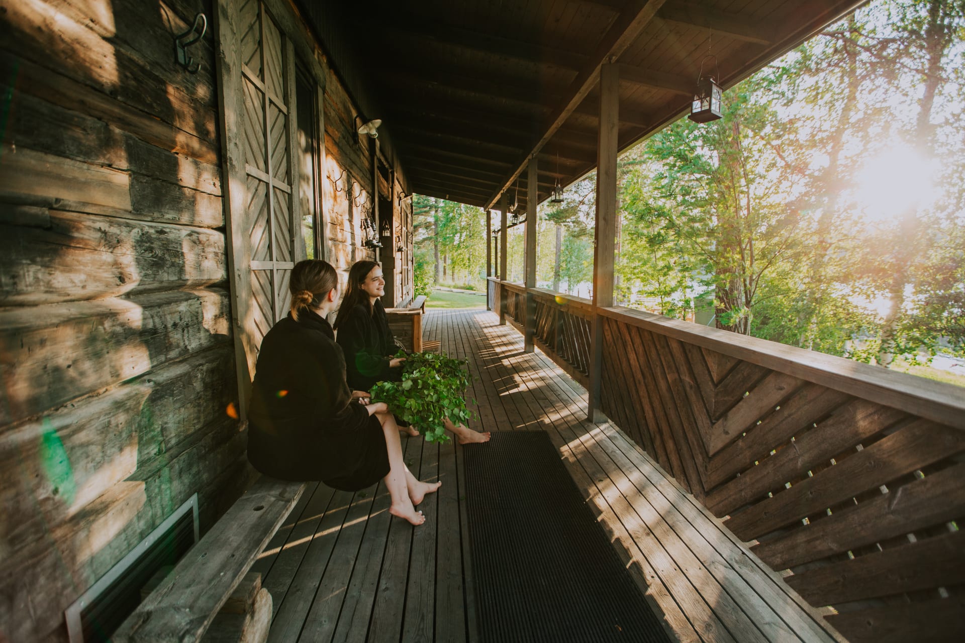 Sauna Terrace Summer