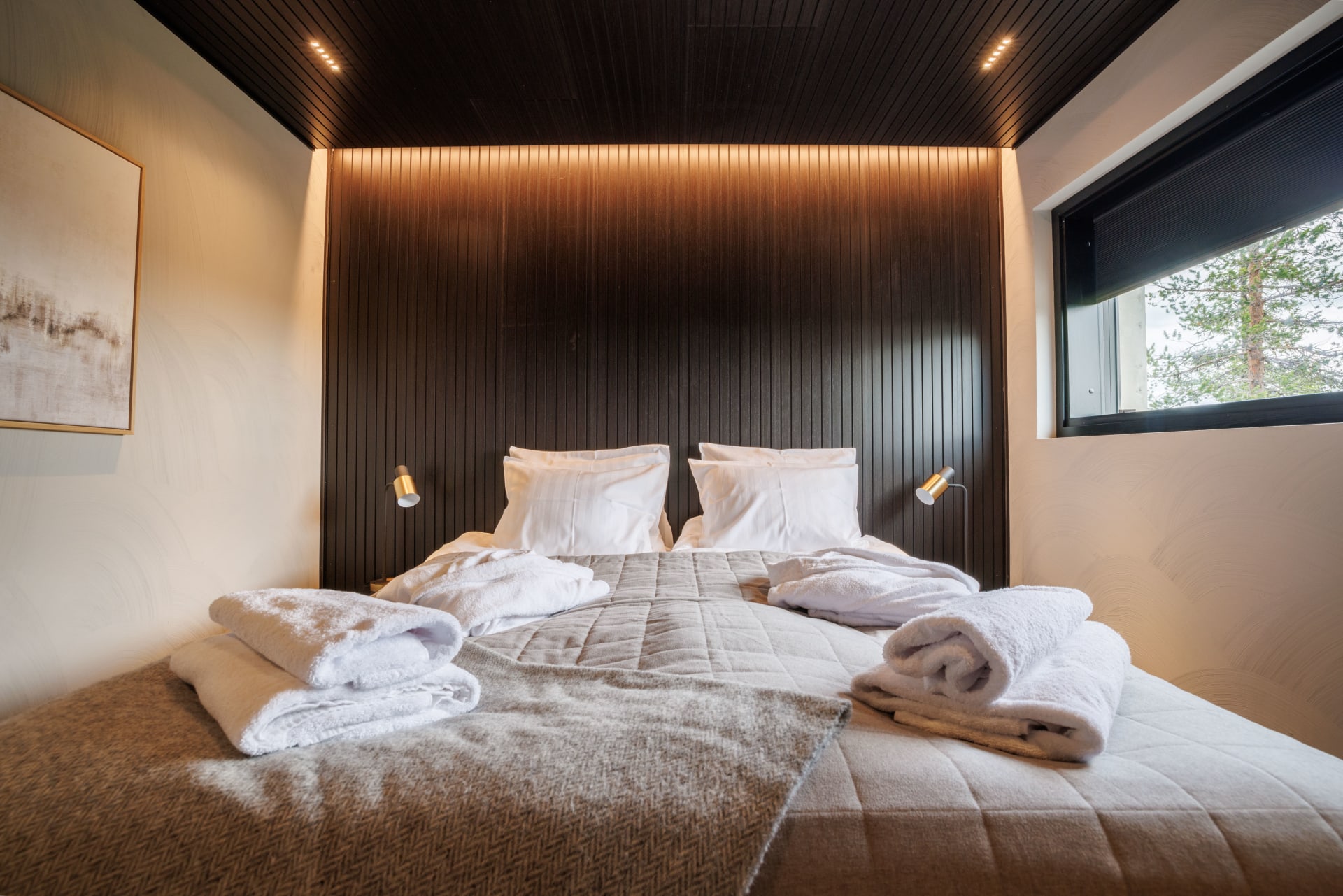 Total of four bedrooms in the villa