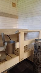 Ympärivuotisen mökin sauna