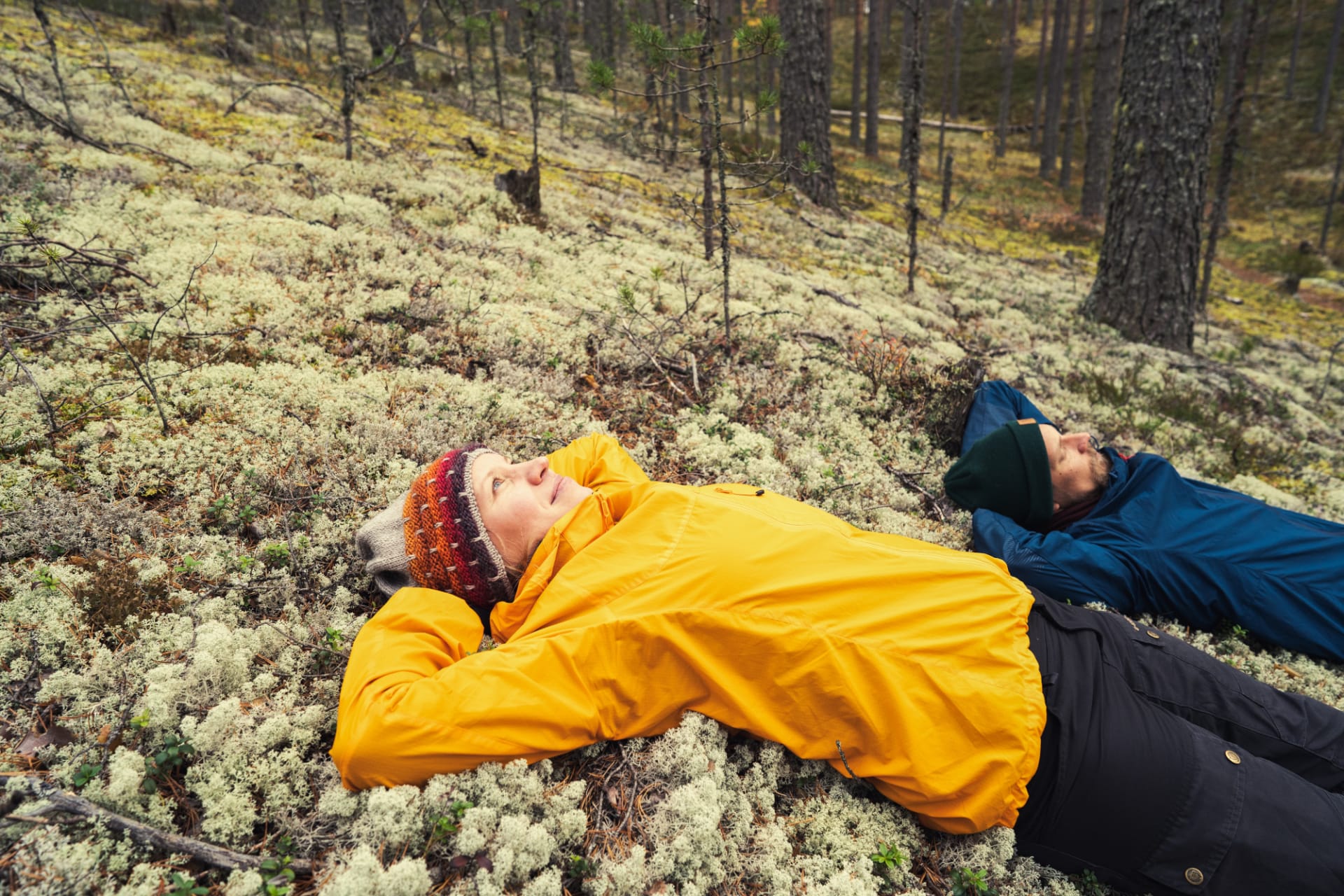 Raesärkillä Nurmeksessa on jäkälämaastoa.