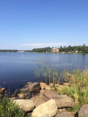 Scenery in Oulujoki river delta area.