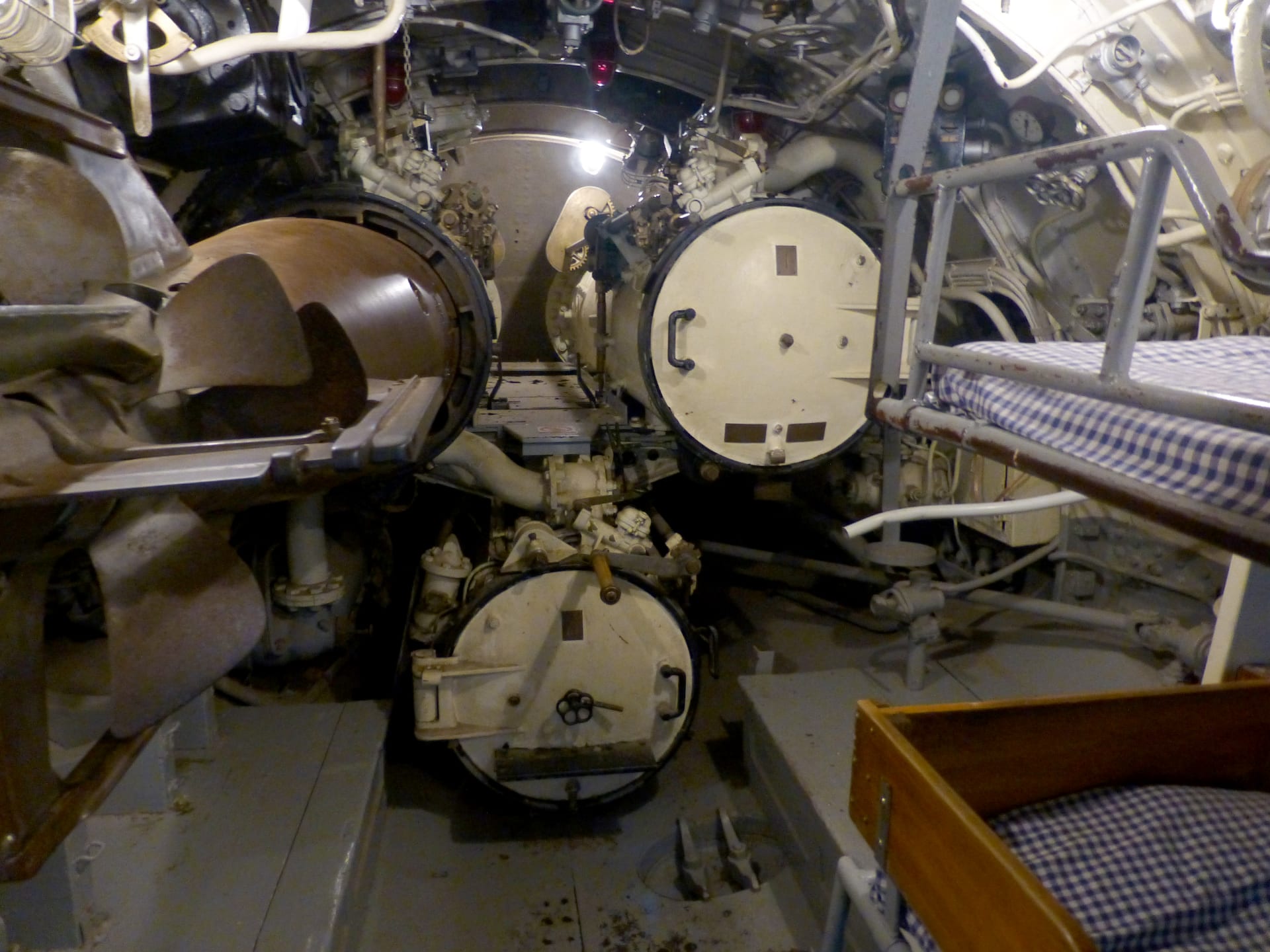 Torpedo tubes of the submarine Vesikko.