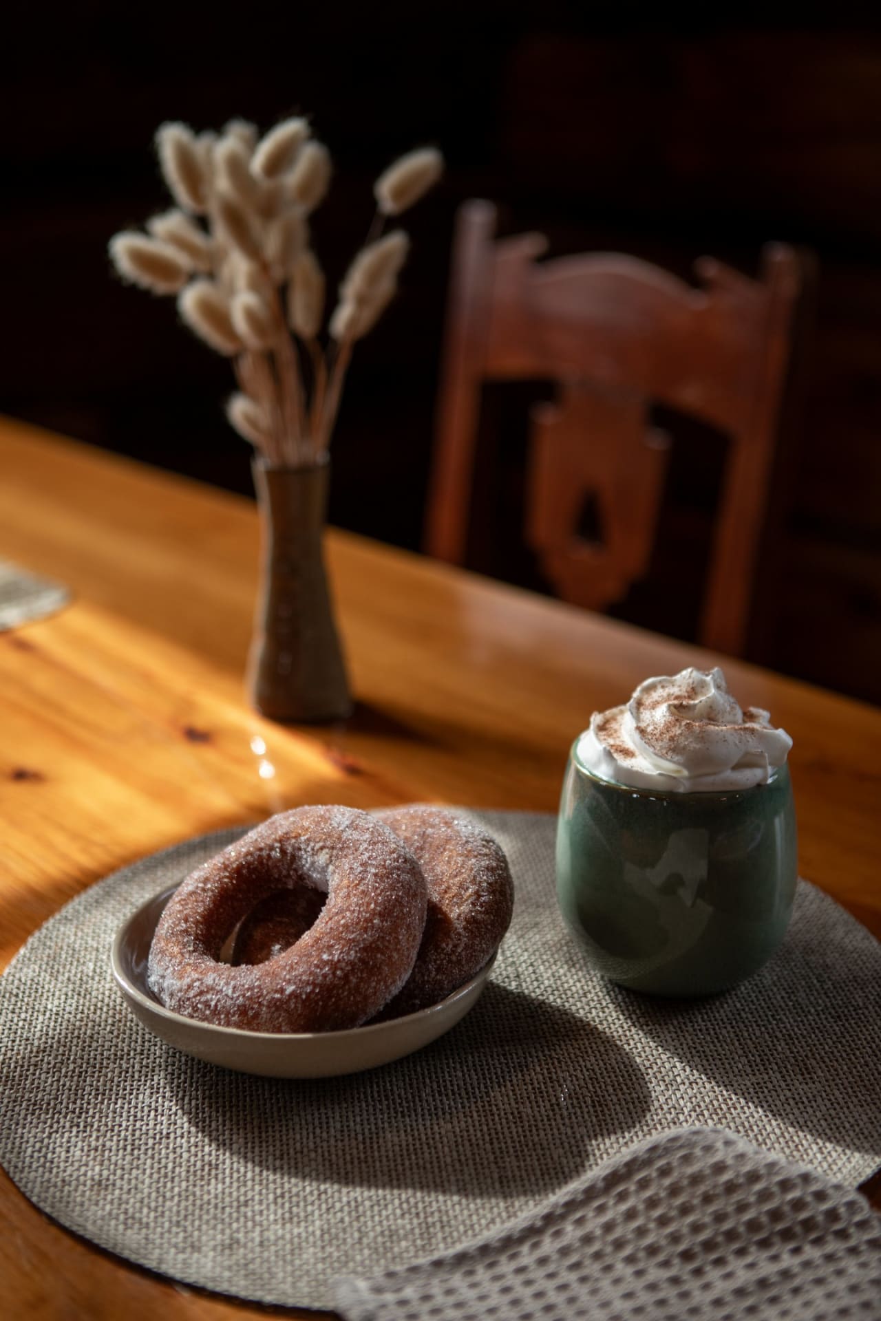 Honkapirtti´s famous doughnut´s and hot chocolate Honkapirtti´s famous doughnut´s and hot chocolate