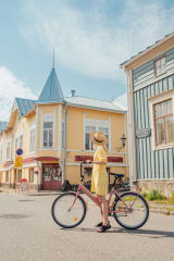 Architecture in the old town in Kokkola