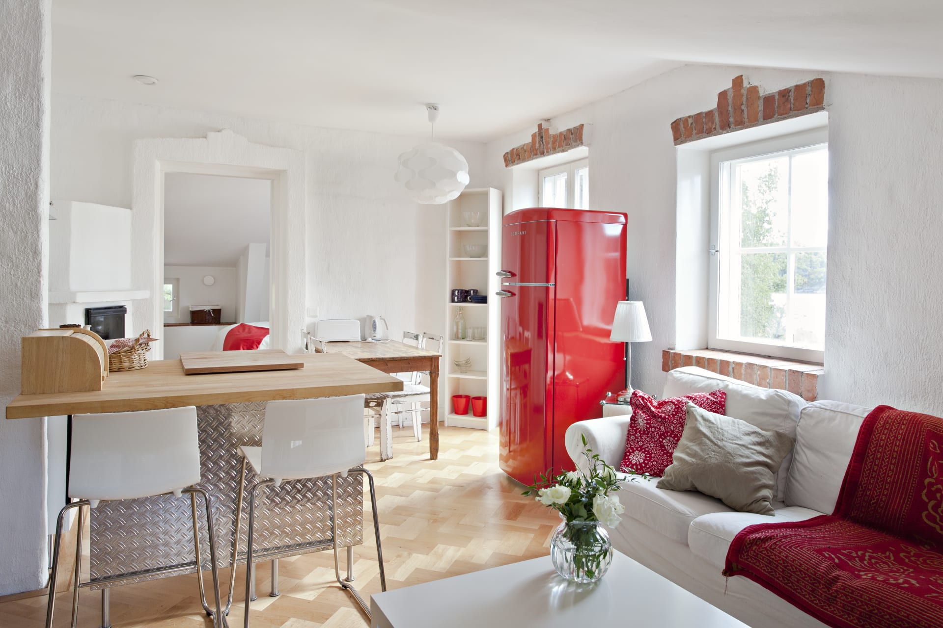 Livingroom and kitchen Livingroom and kitchen