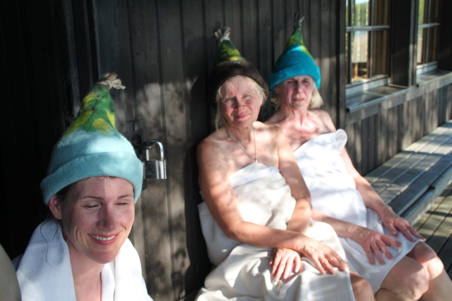 Guests of the sauna experience