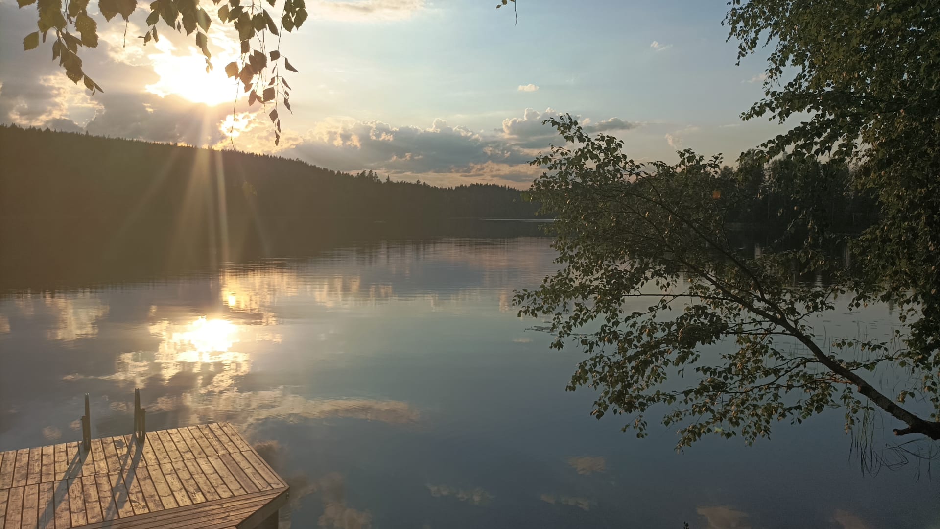 Landscape of the lake