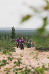 Mountain biking at Kiilopää