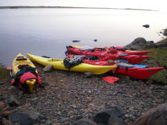 Kayak trip Sea Lapland