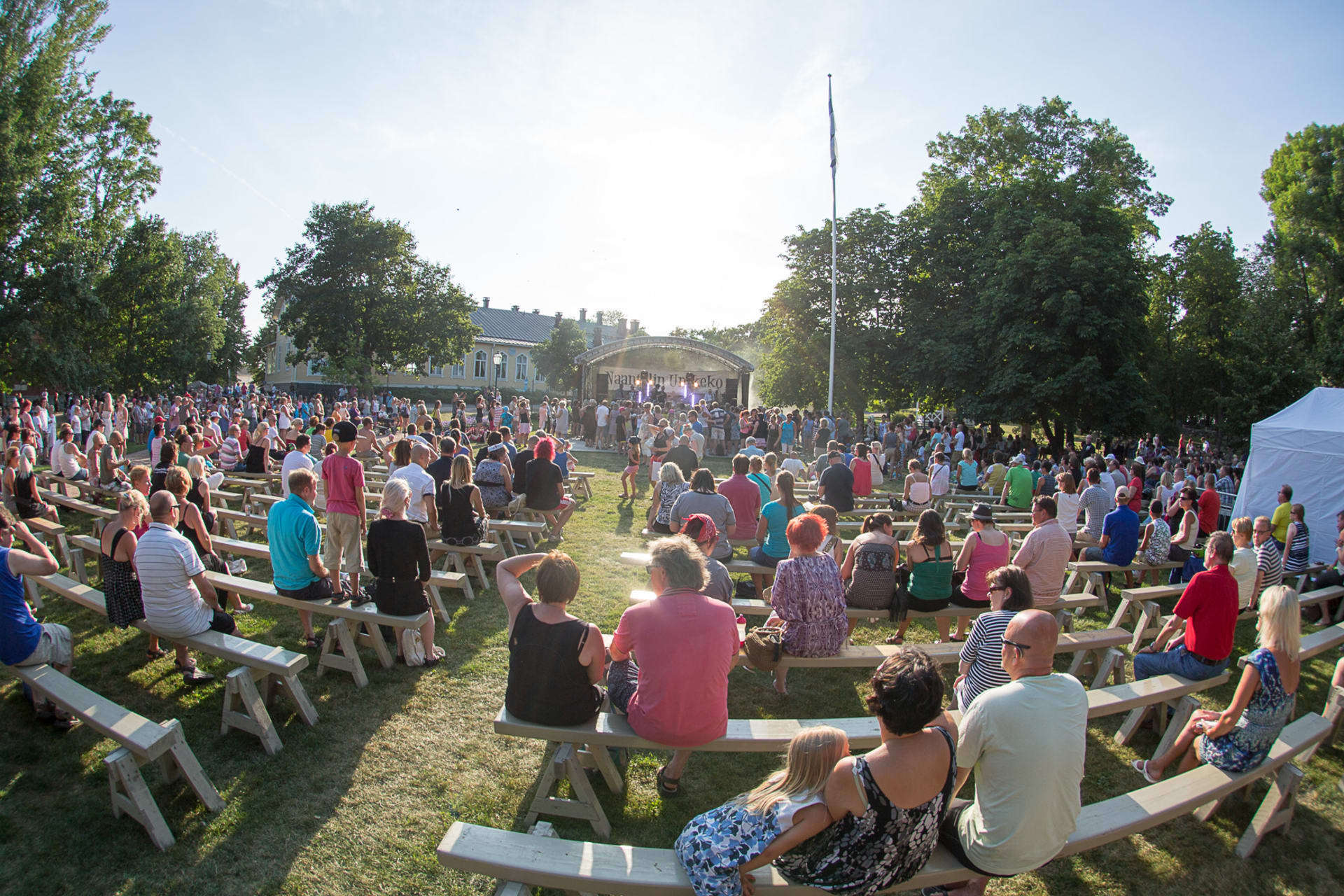 Sleepyhead Day's concert in Kirkkopuisto Sleepyhead Day's concert in Kirkkopuisto