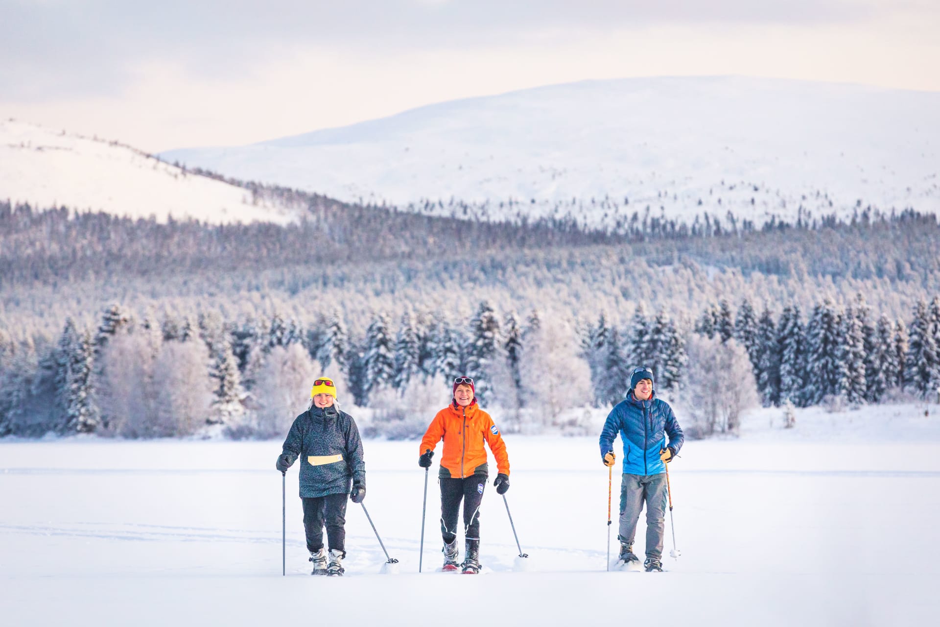 Cross the frozen lake