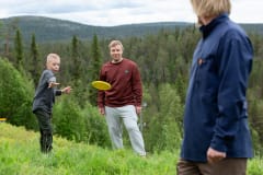 Frisbeegolf in Sallatunturi