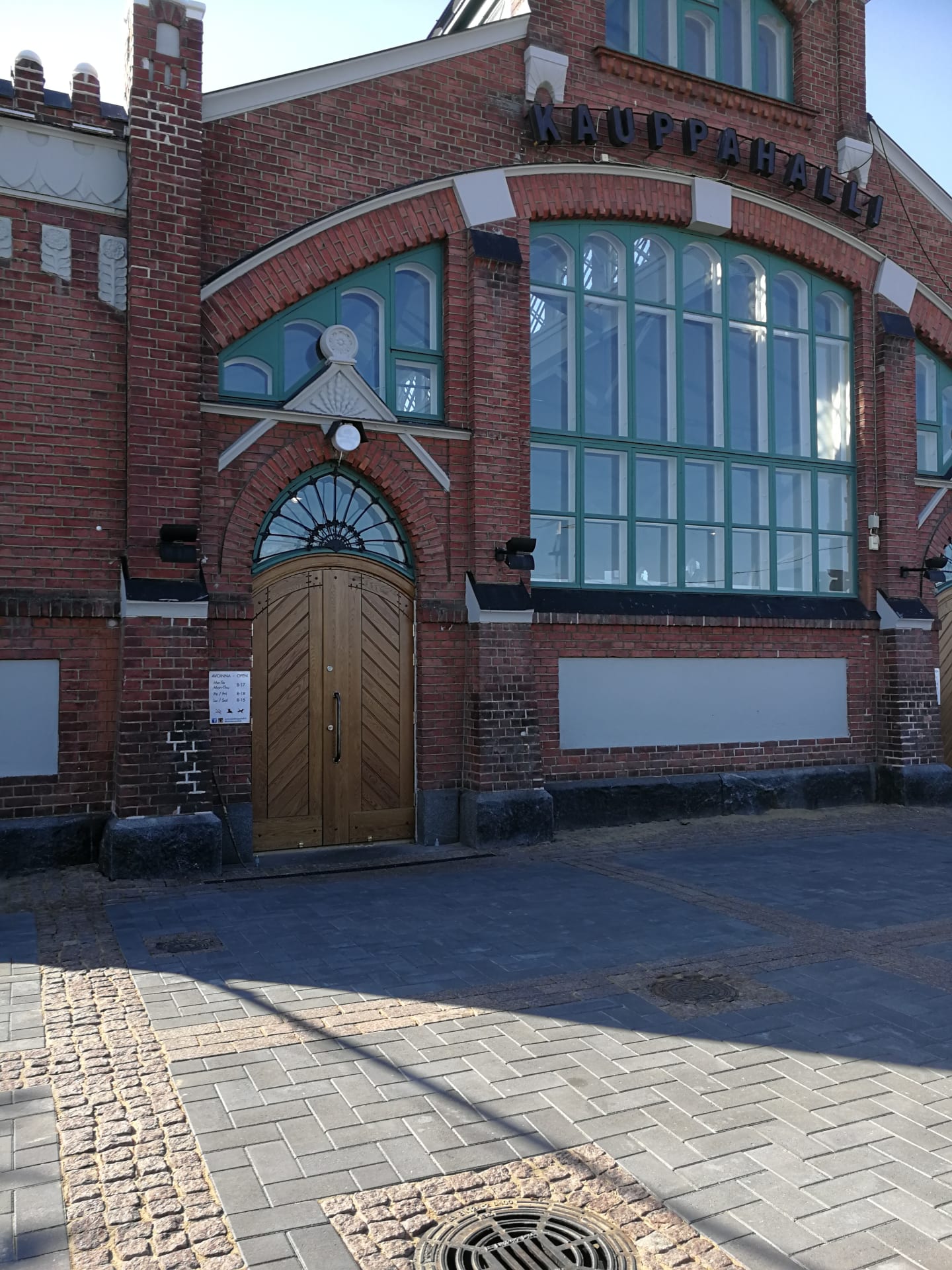 Market Hall in Oulu Market Place.
