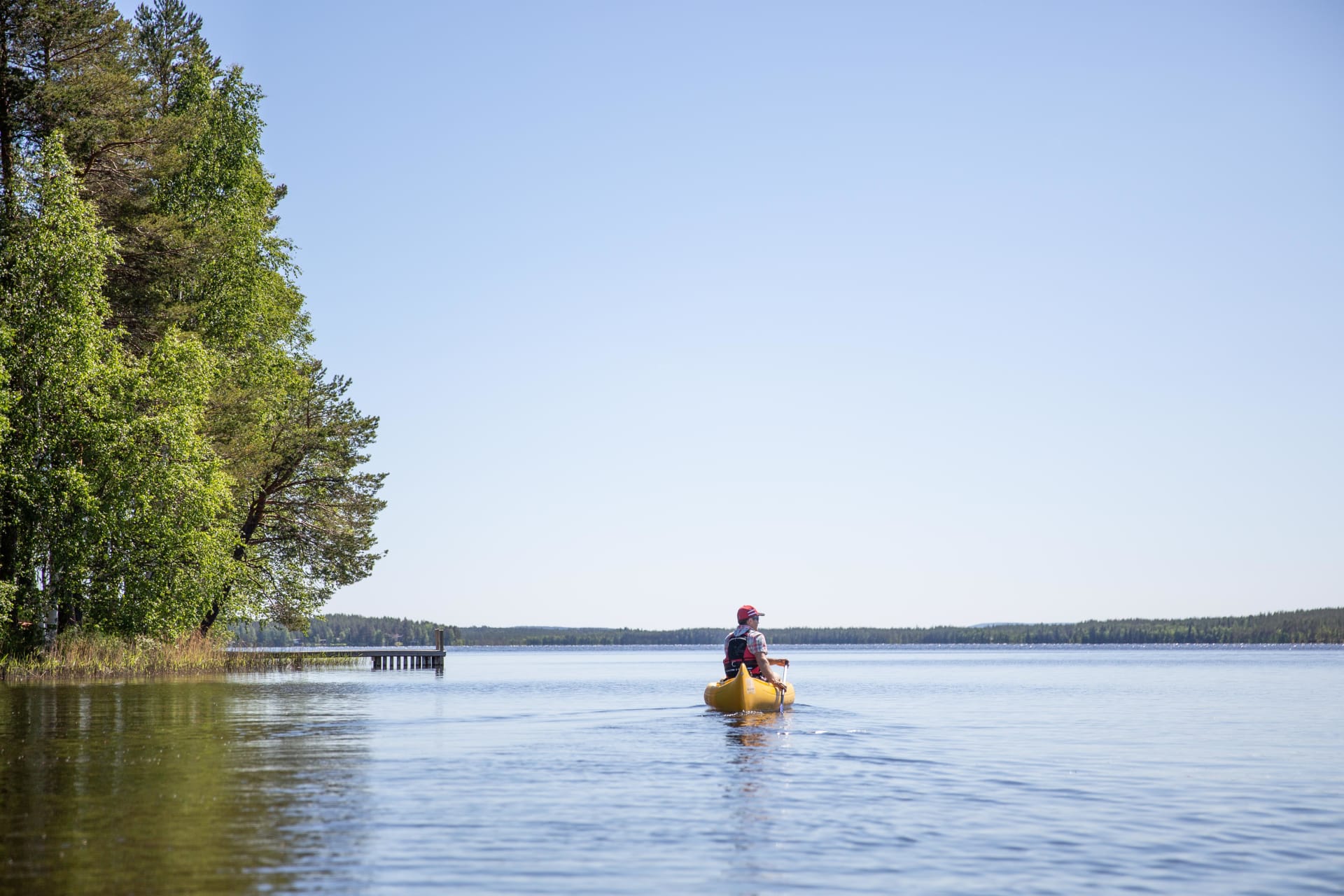 Enjoying the Lappish nature