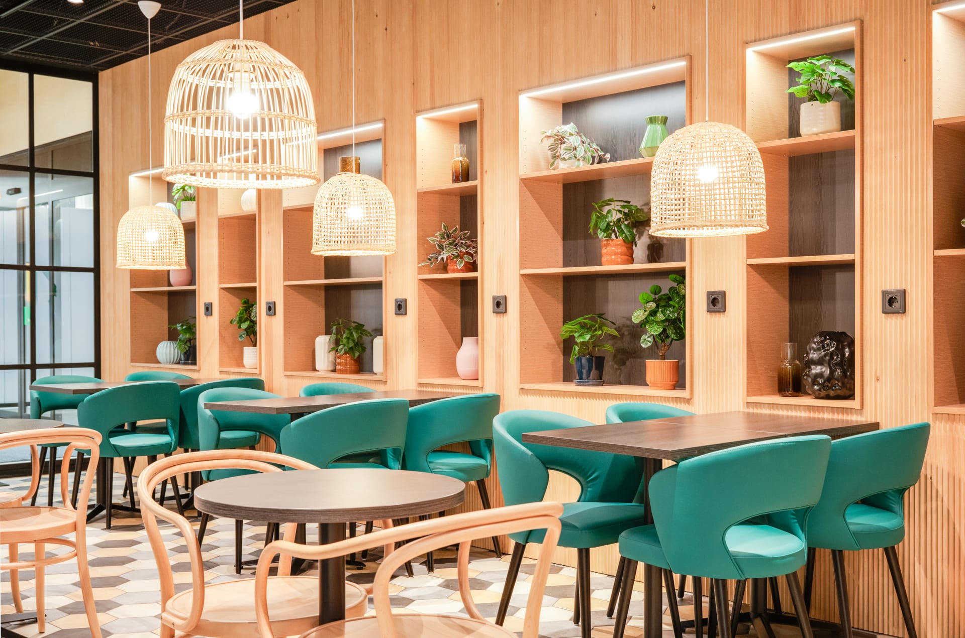 Presso seating area