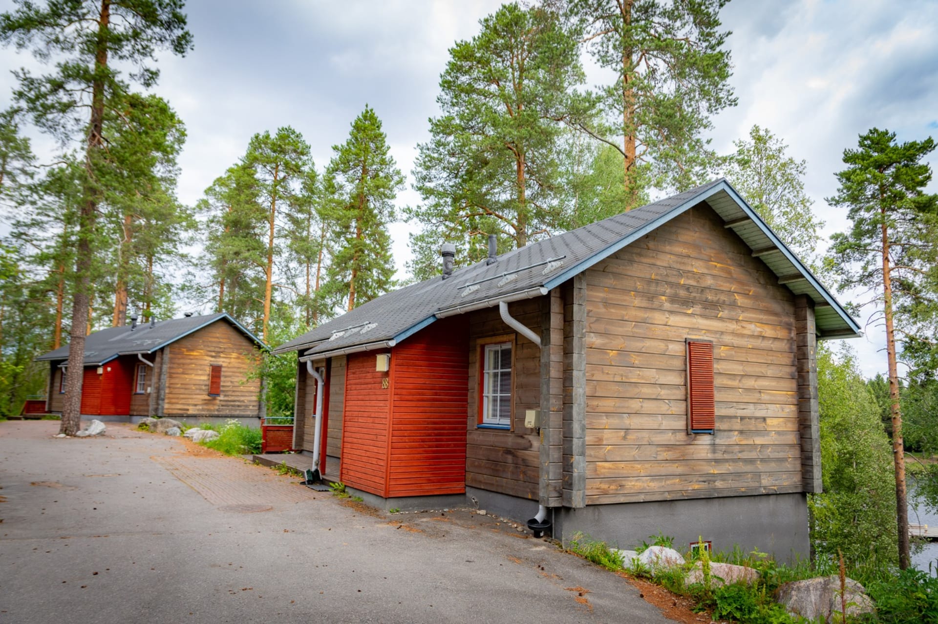Holiday homes, there are 4 villas in the same area.