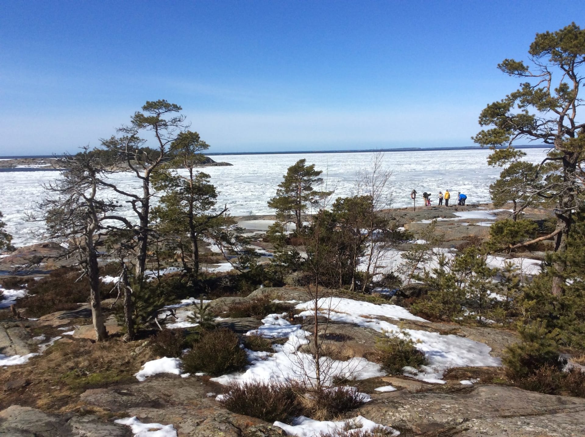 Scenic view to the sea from Porkkala