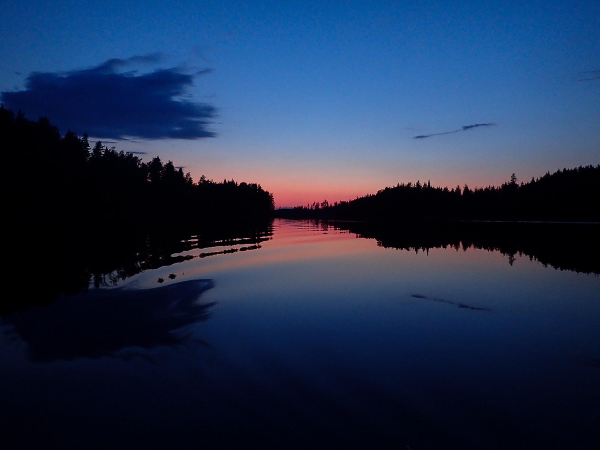 Autumn view to Lake Saimaa