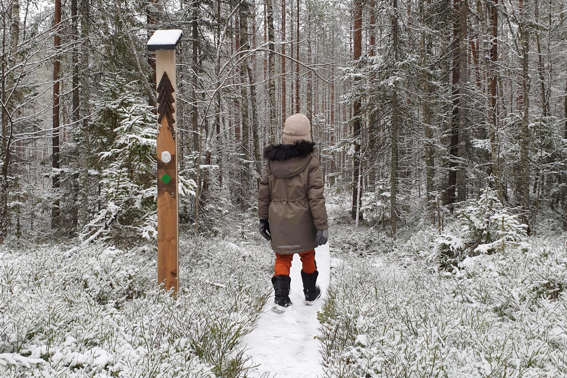Winter hiking