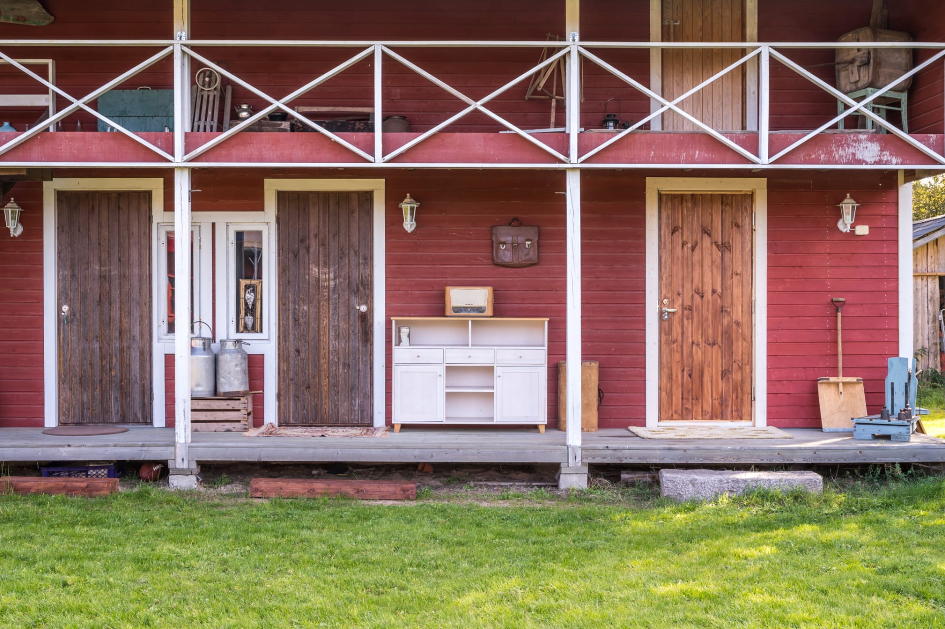 Rooms on countryside.