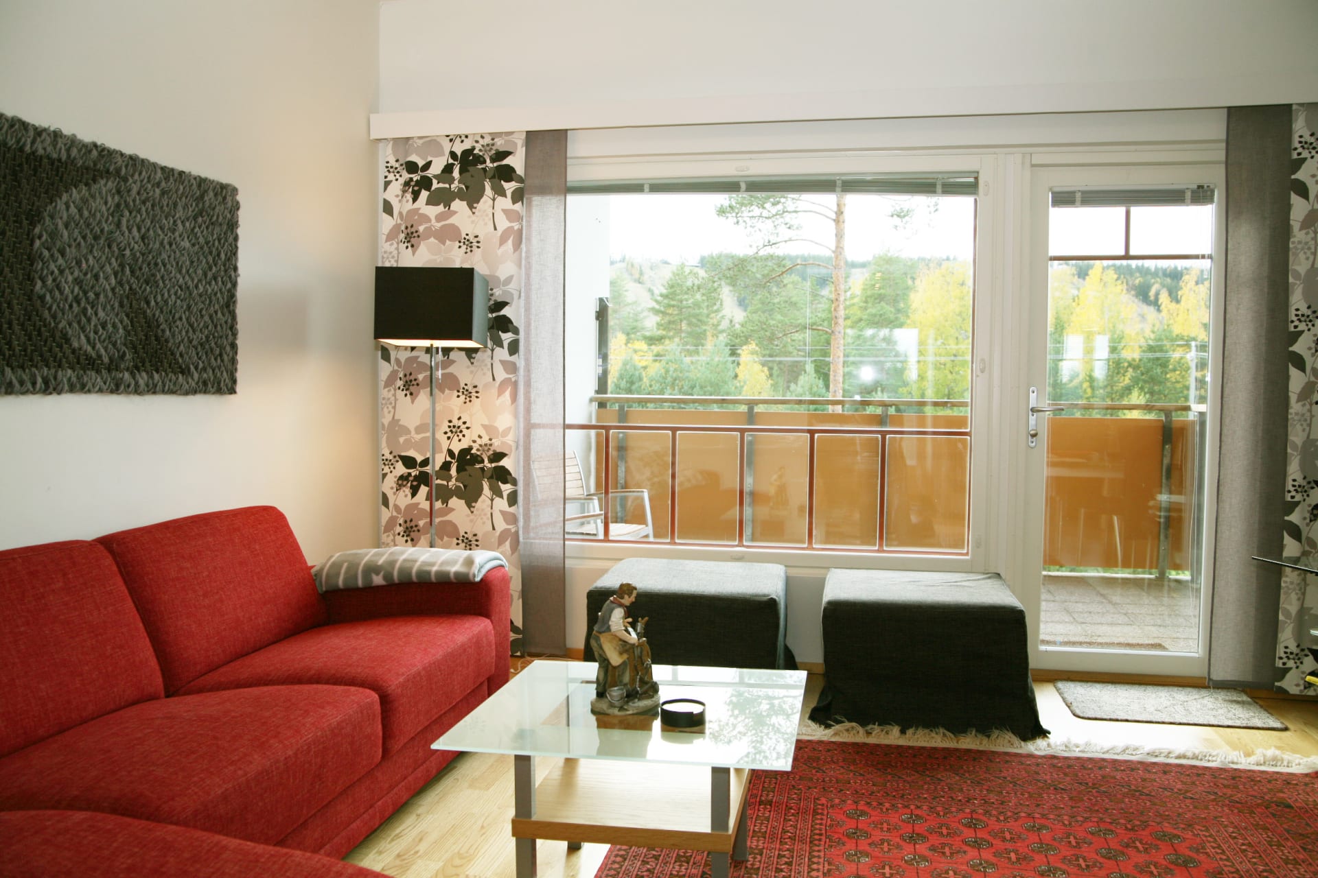 Living room in an apartment of one bed room