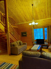 Villa Natalia olohuone. Villa Natalia living room.