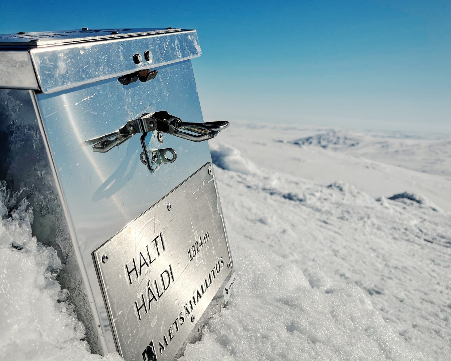 The mail box at the top of Halti