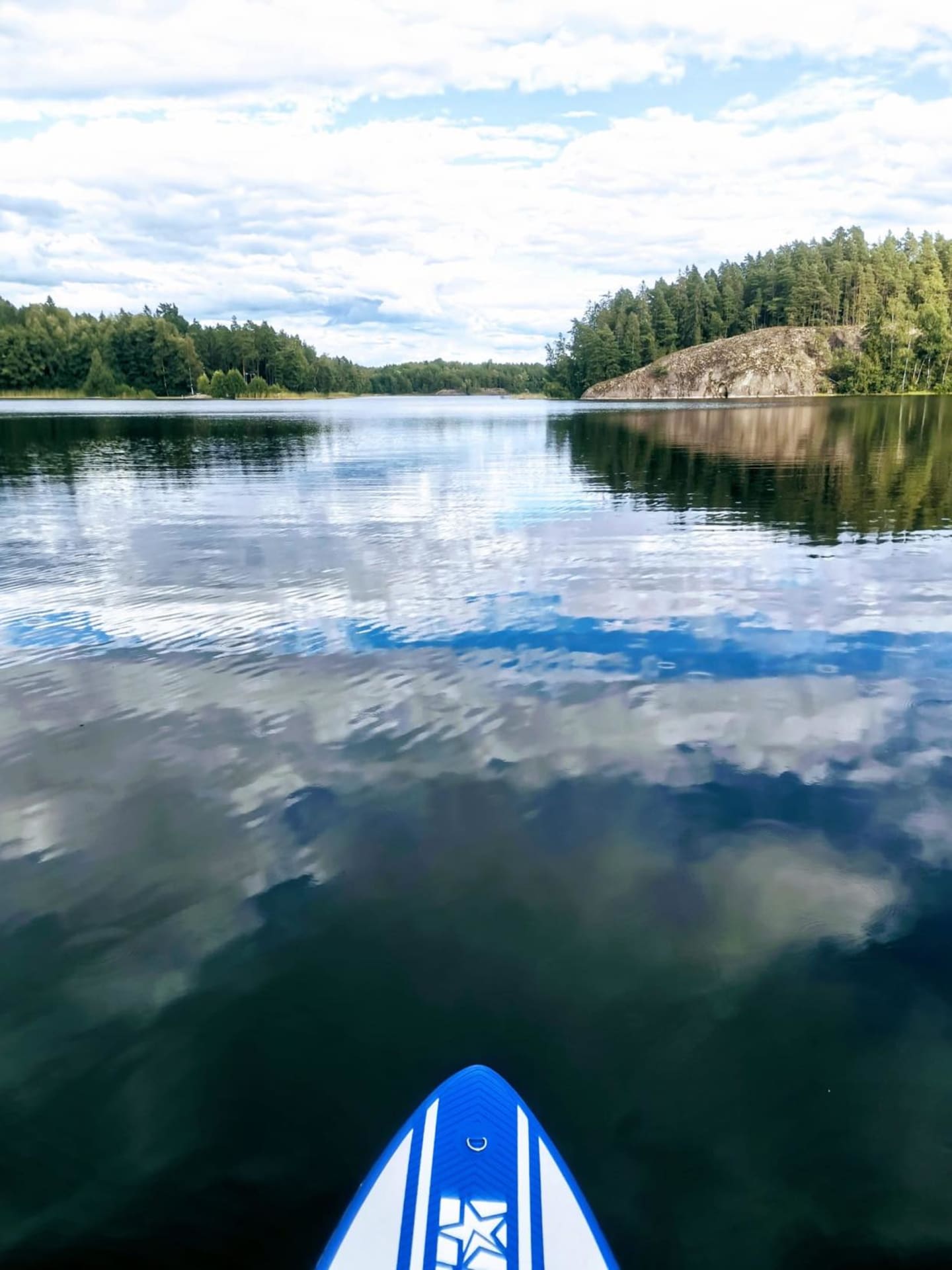 SUP-boarding on calm waters