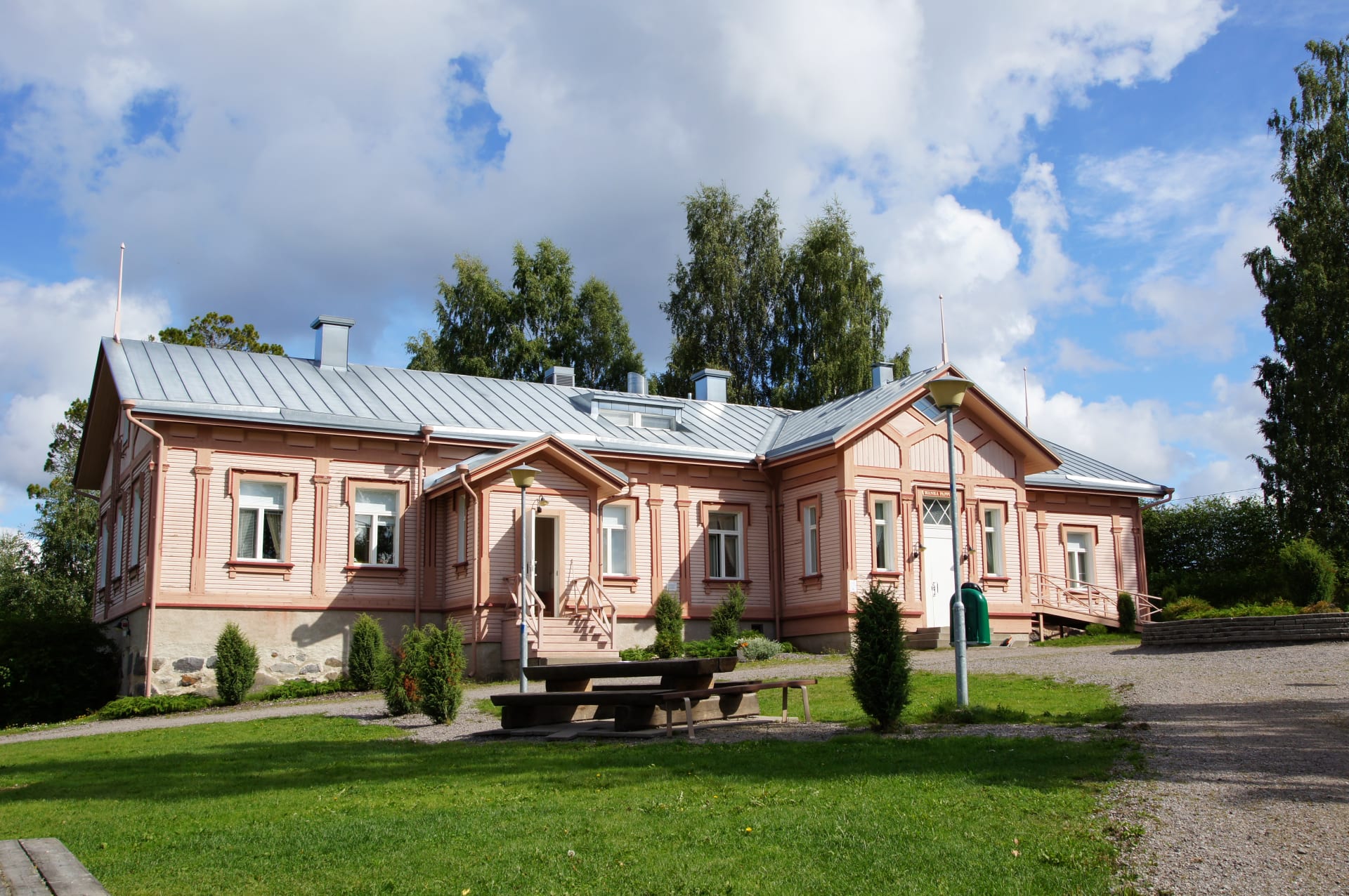 The hotel in summertime