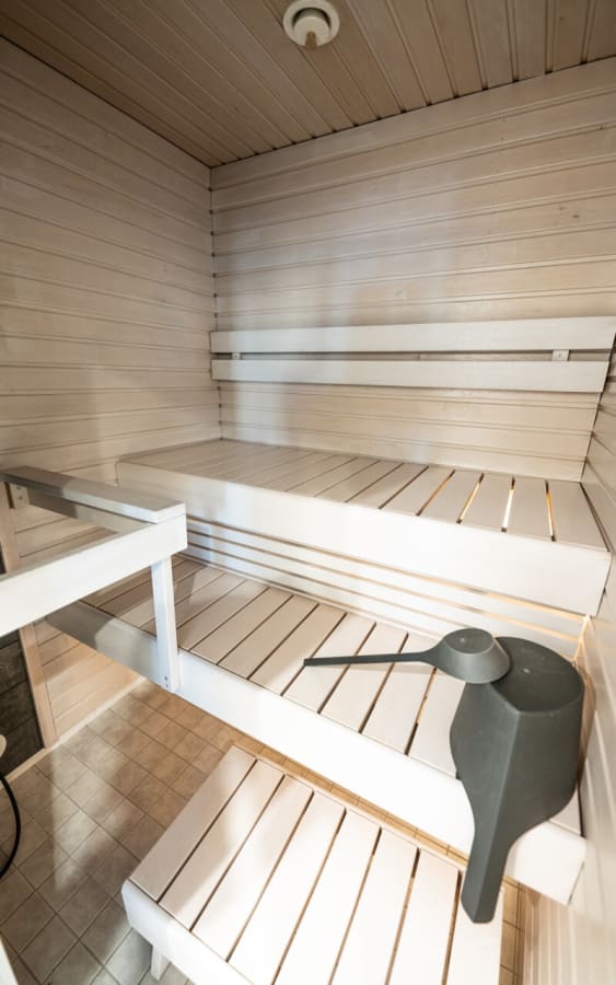 Downtown Rovaniemi apartment’s private sauna