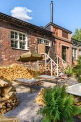 The atmosphere is affected by the rich industrial history of the iron works Högfors