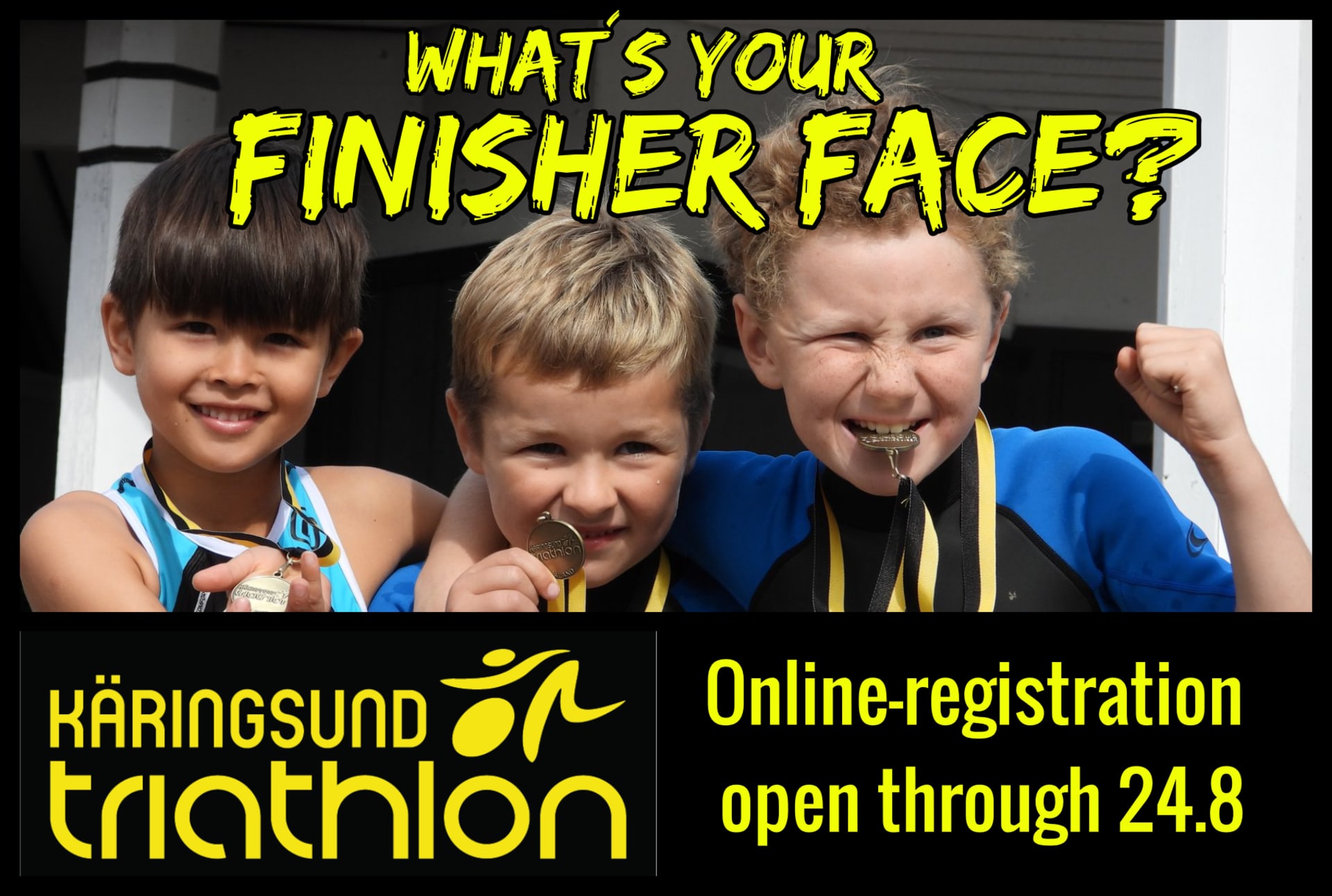 Käringsund Triathlon race face