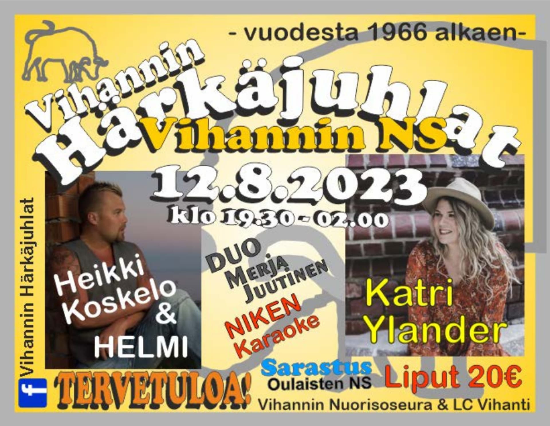 Lehti-ilmoitus 2023 juhlasta
