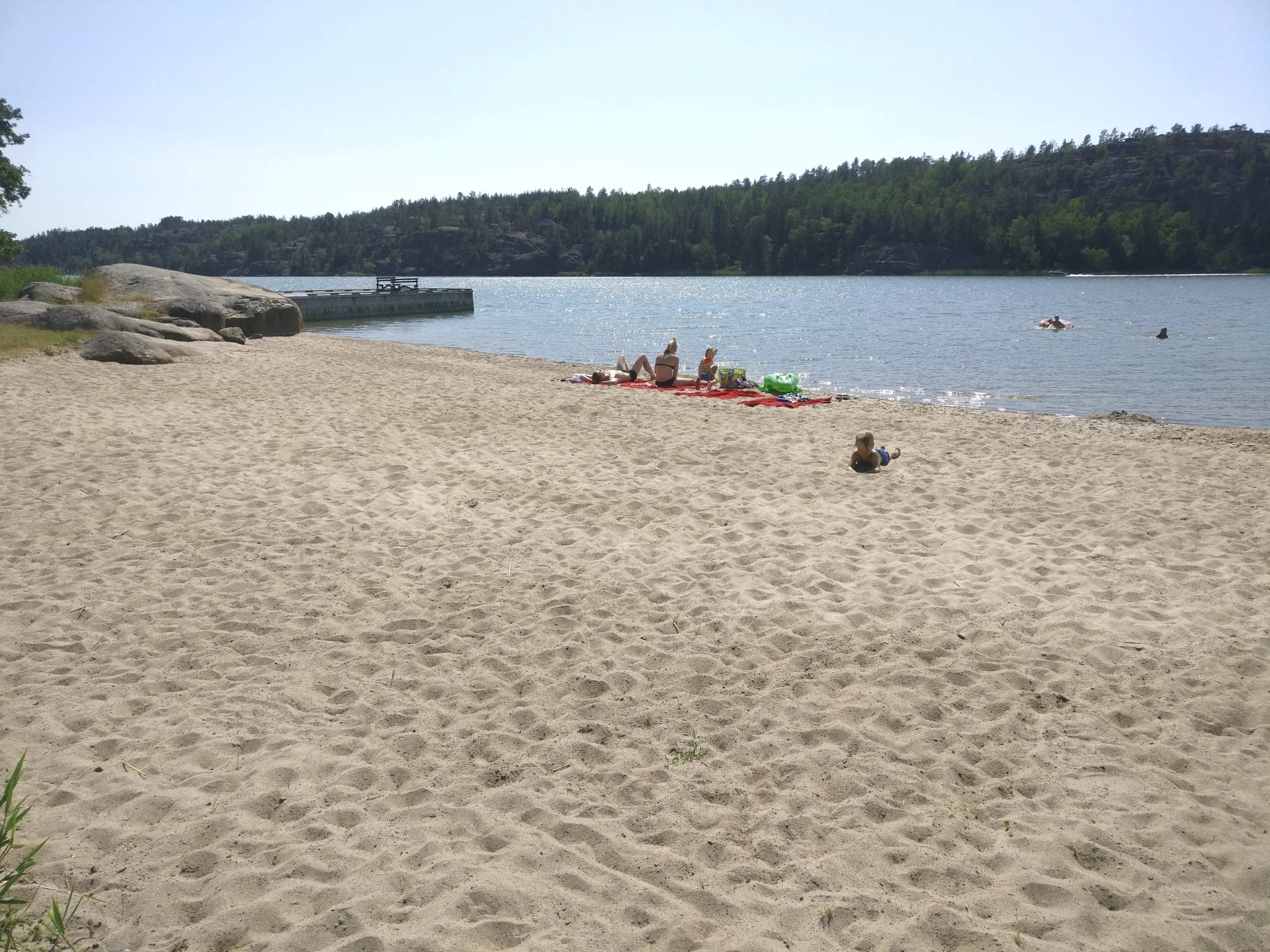 Beach in Hjortö