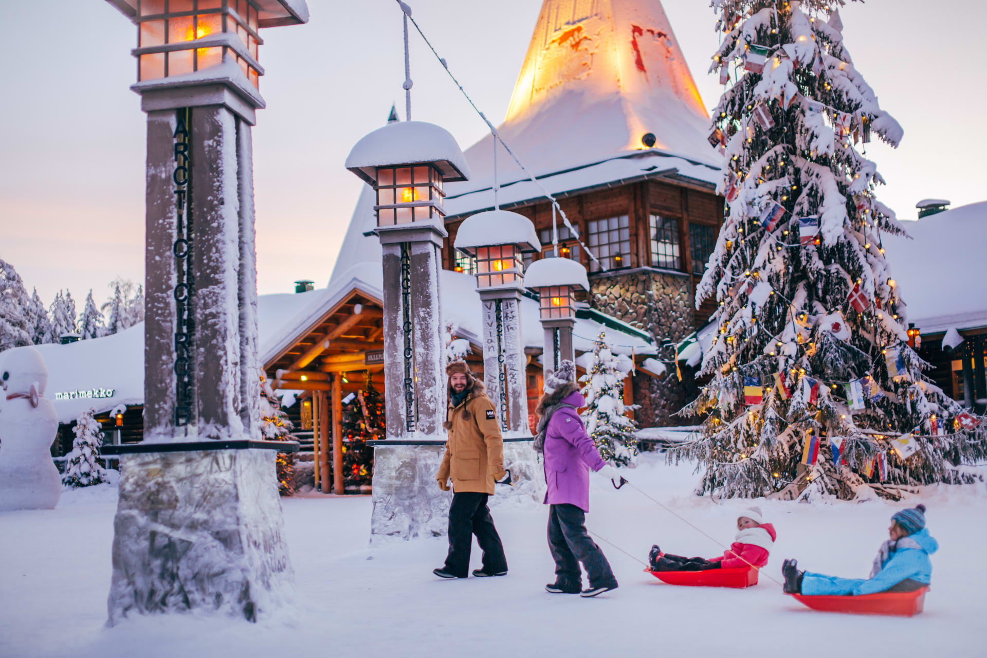 Snowmobile Safari to the Santa Claus Village