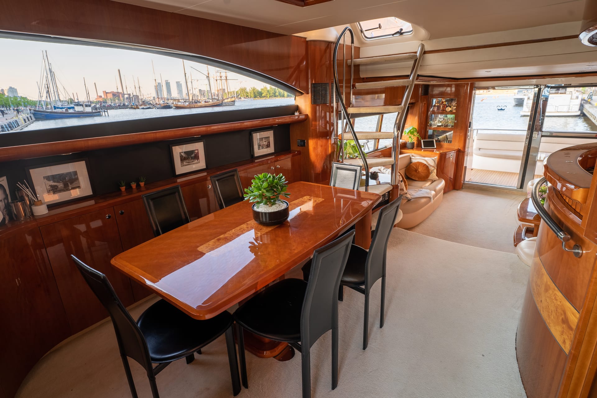 Yacht dining table