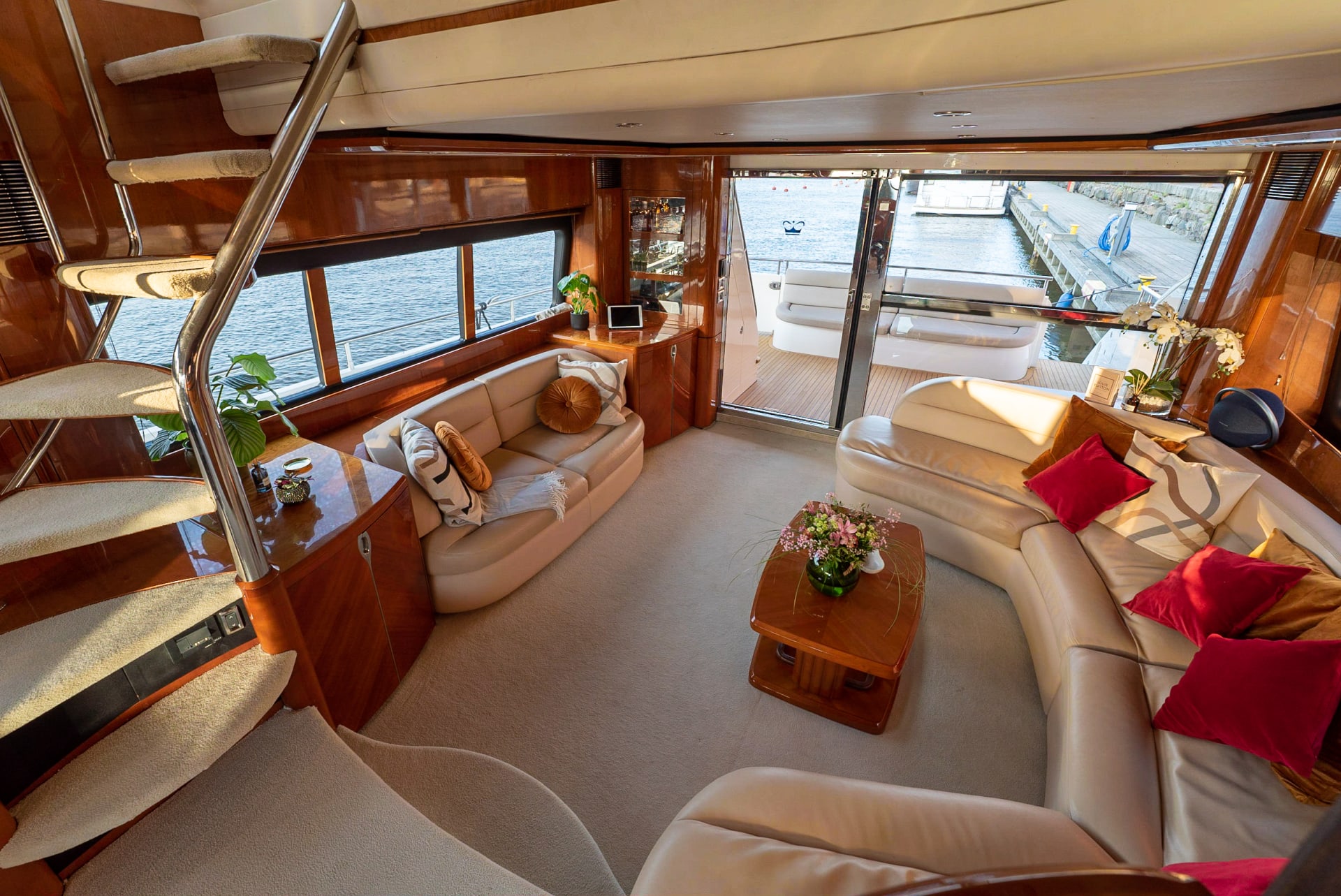 Yacht lounge