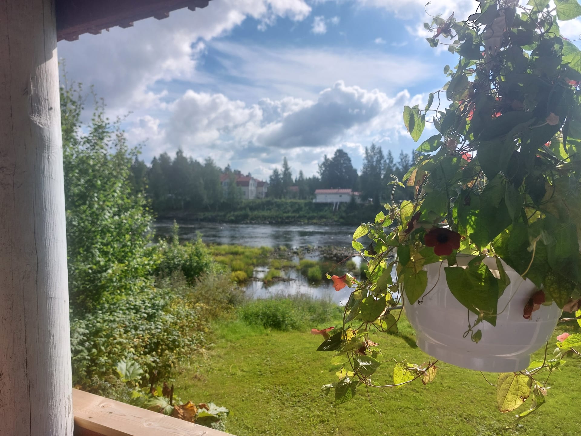 From sauna terrace