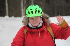 Happiness with a fatbike