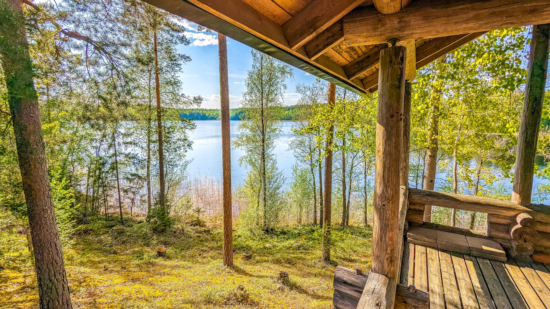View from the cottage terrace