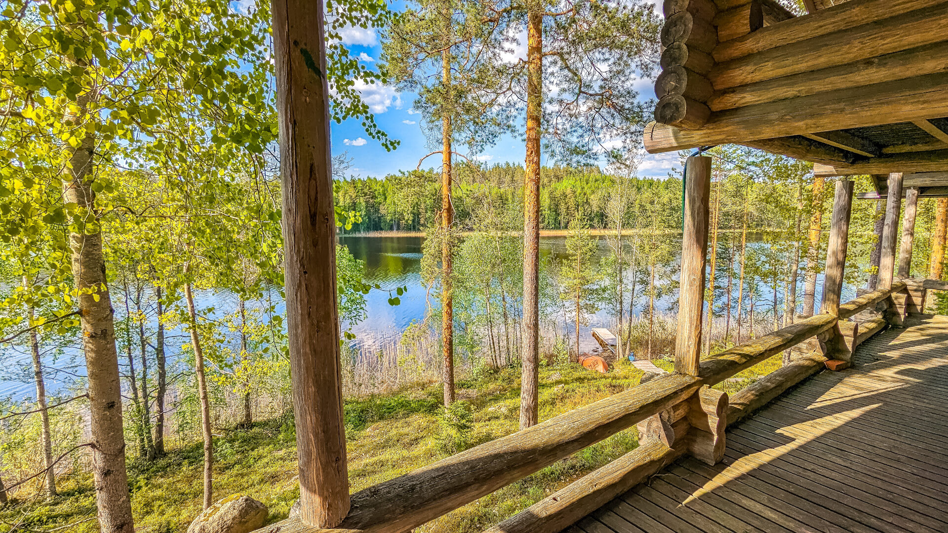 View from the cottage terrace
