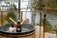 Villa Kaima hot tub.