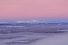 Polar pink sky
