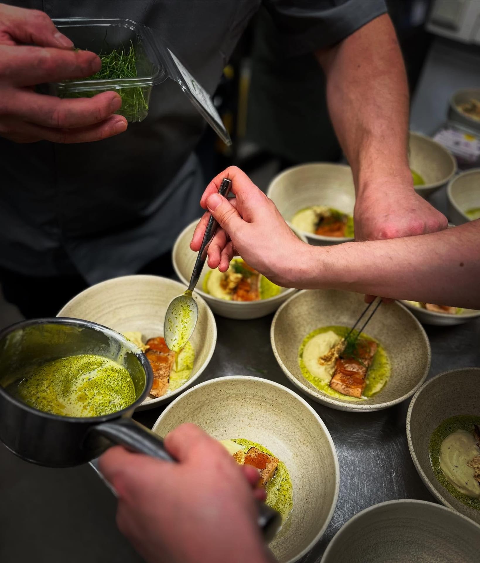 Villitaimenta ja palsternakkaa.