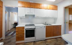 Kitchen at Riitan parsi at Niemilomat