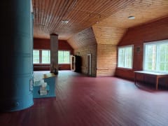 The ballroom on the upper floor of the school, Wihasjärvi 1906, Orivesi
