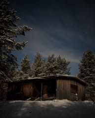 Illallinen porokämpällä