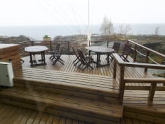 Terrace by the pilot station.