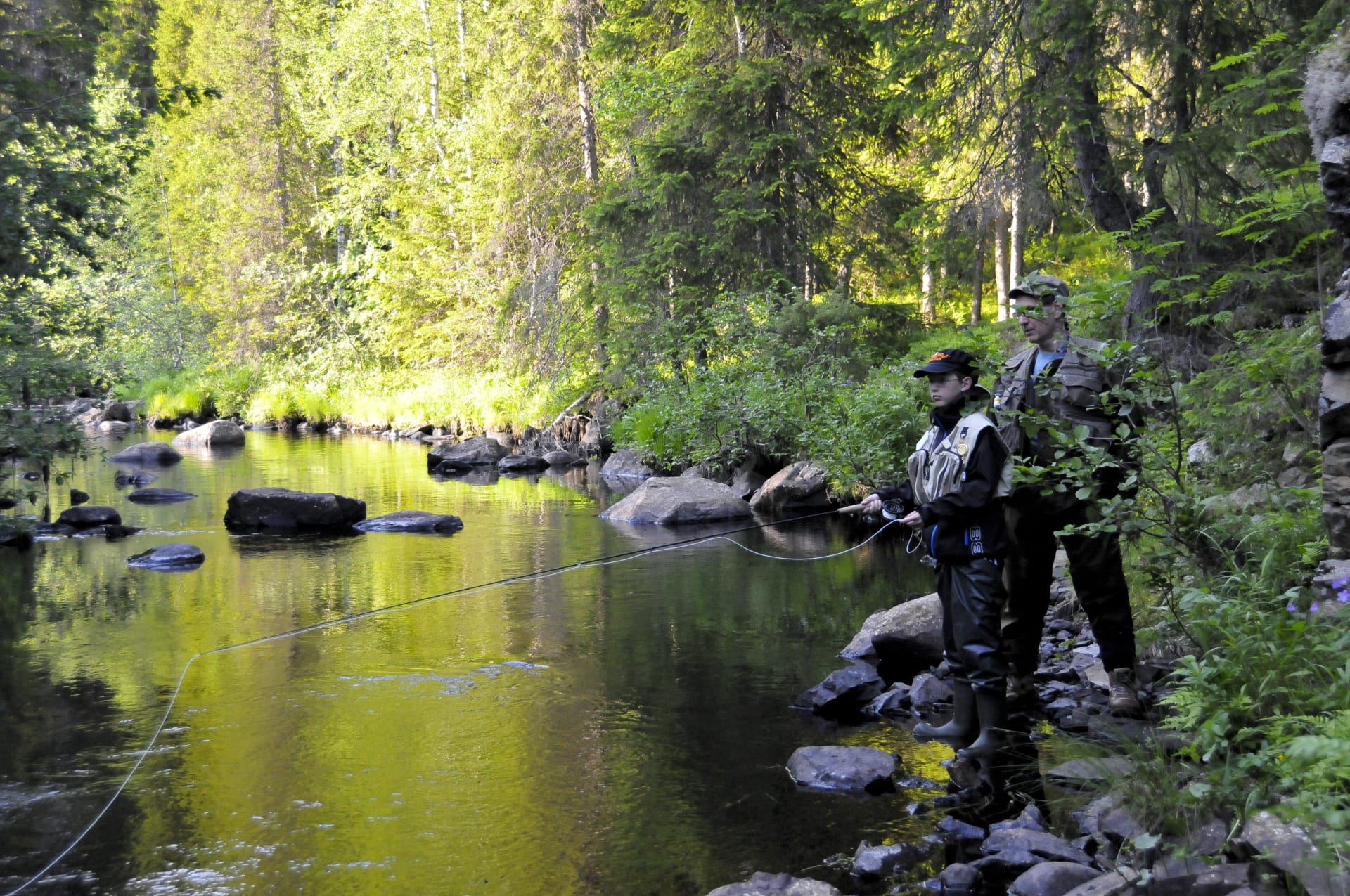 Fishing in Ukkohalla