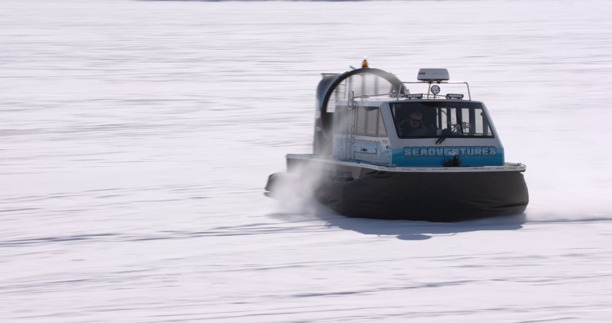 Hovercraft in the Bothnian Bay archipelago, Seadventures
